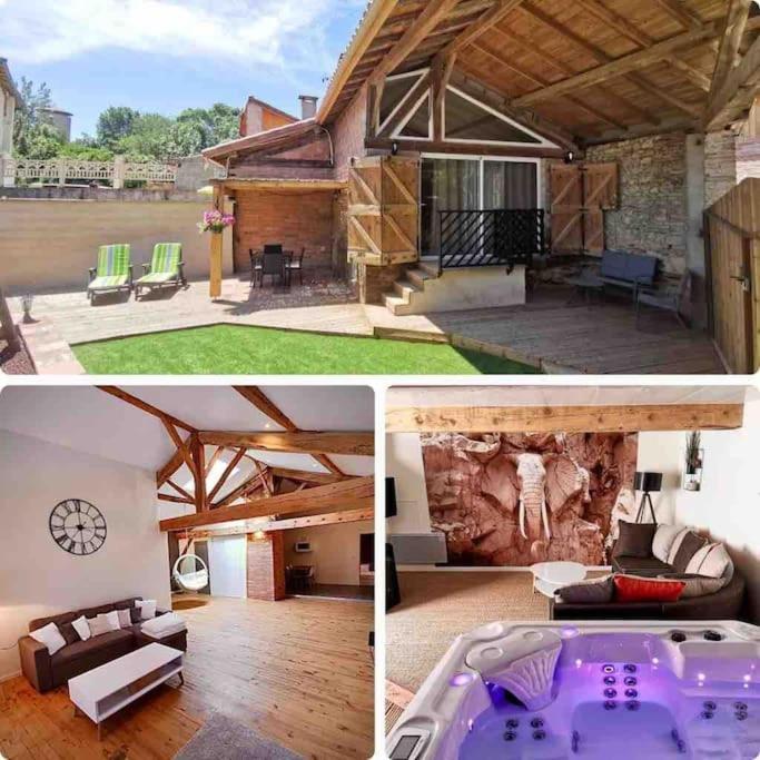 Gite Le Jardin Secret Et Gite Au Temps Suspendu Montpezat  Εξωτερικό φωτογραφία